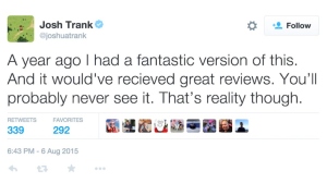 Josh Trank tweet